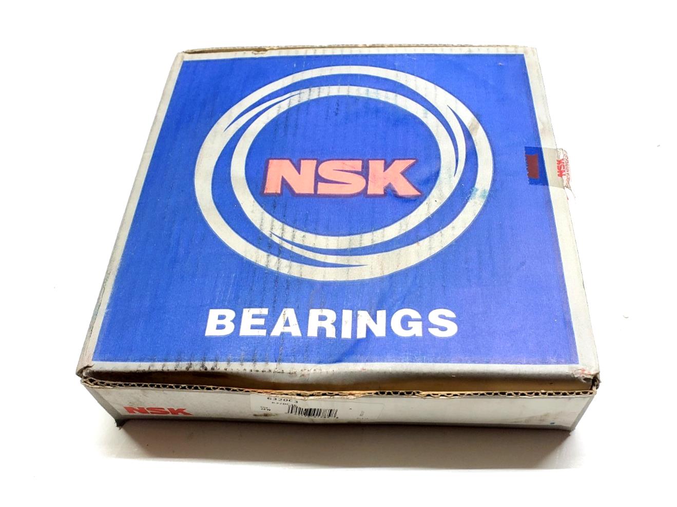 NSK Bearings 6320C3 Brand New in Box with Seal (MFG 5/2019) Made in Japan