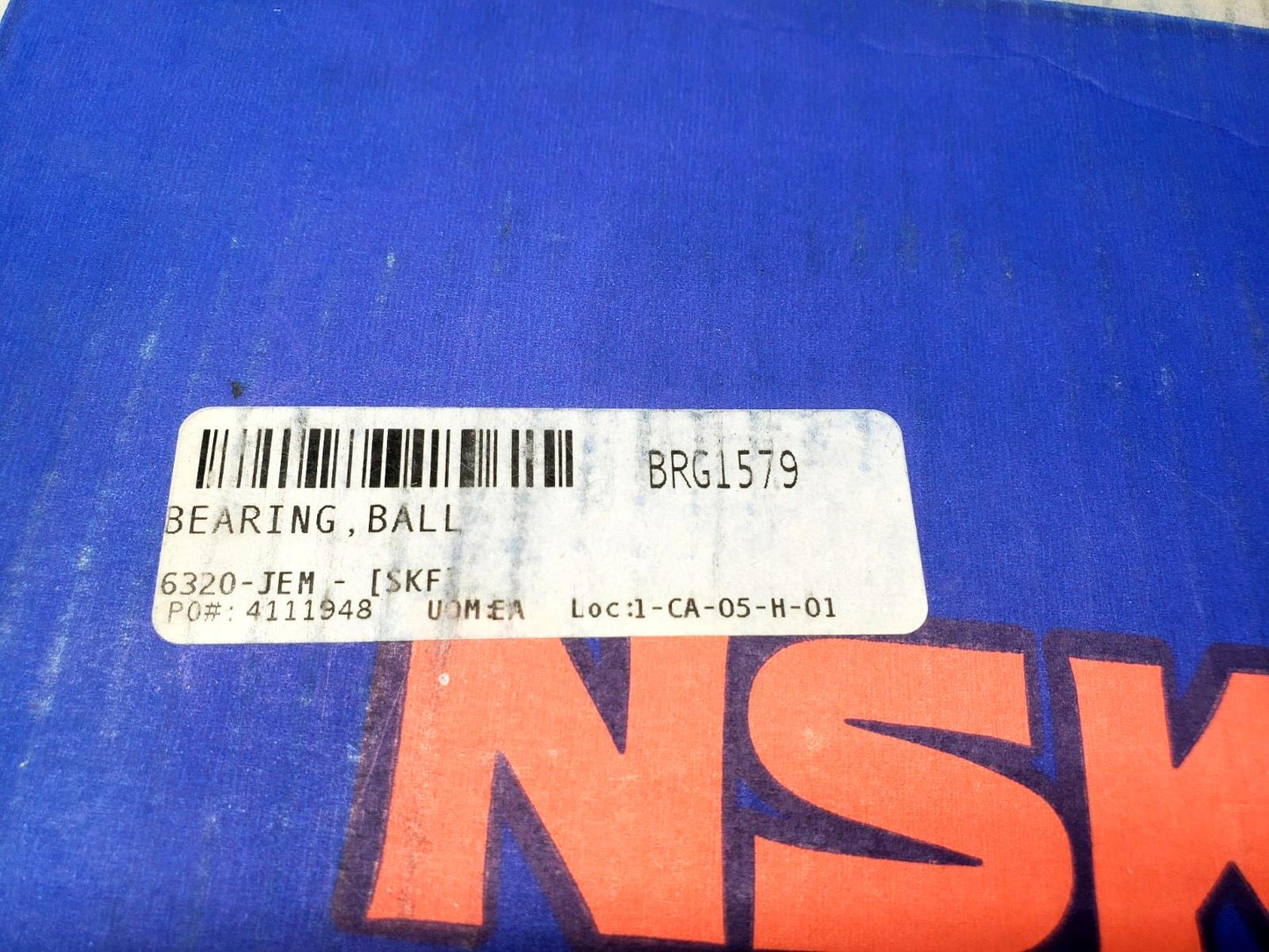 NSK Bearings 6320C3 Brand New in Box with Seal (MFG 5/2019) Made in Japan