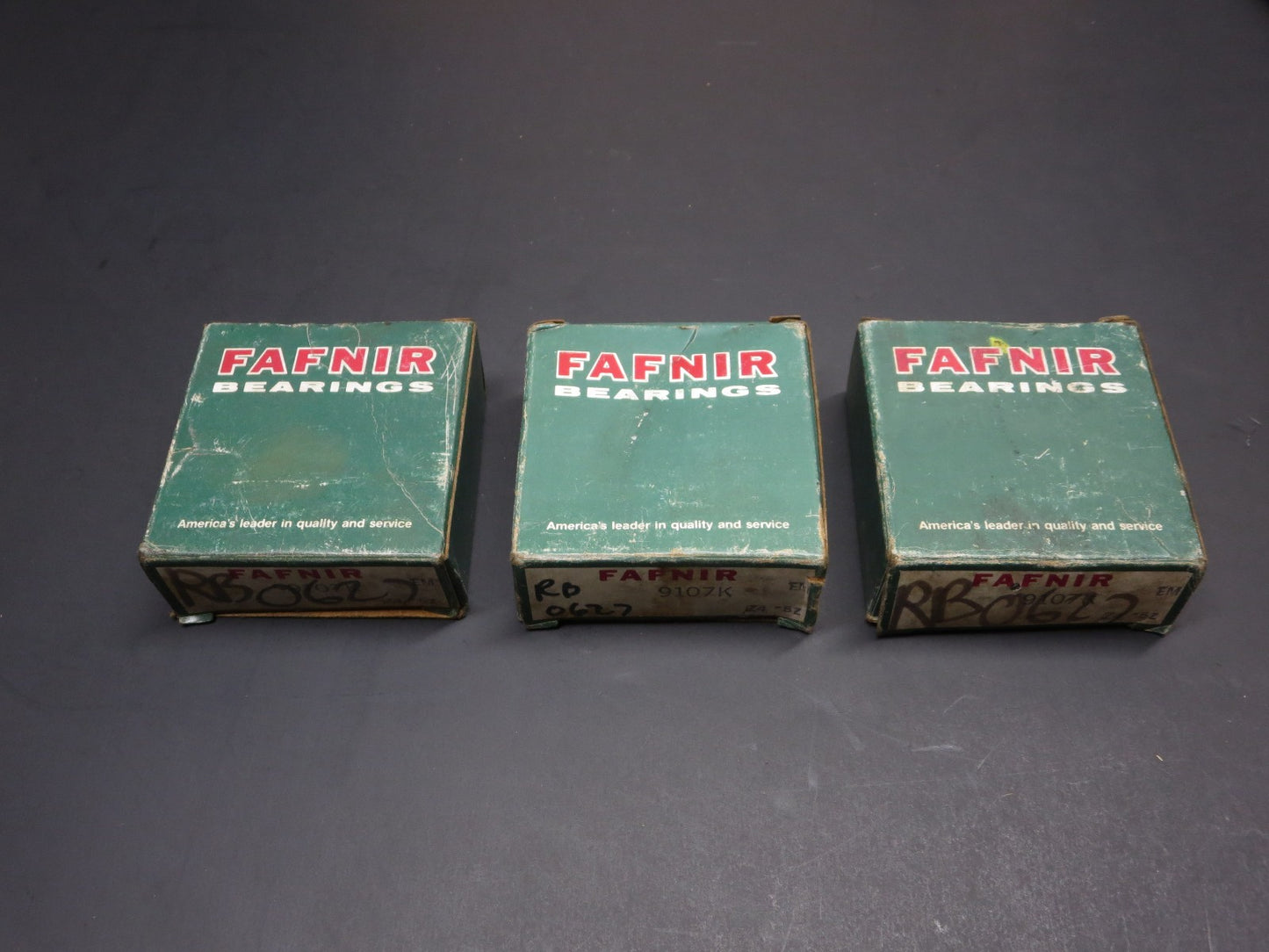 LOT OF 3 New Sealed FAFNIR 9107K Bearings 35x62x14 mm (6007) Made in JAPAN