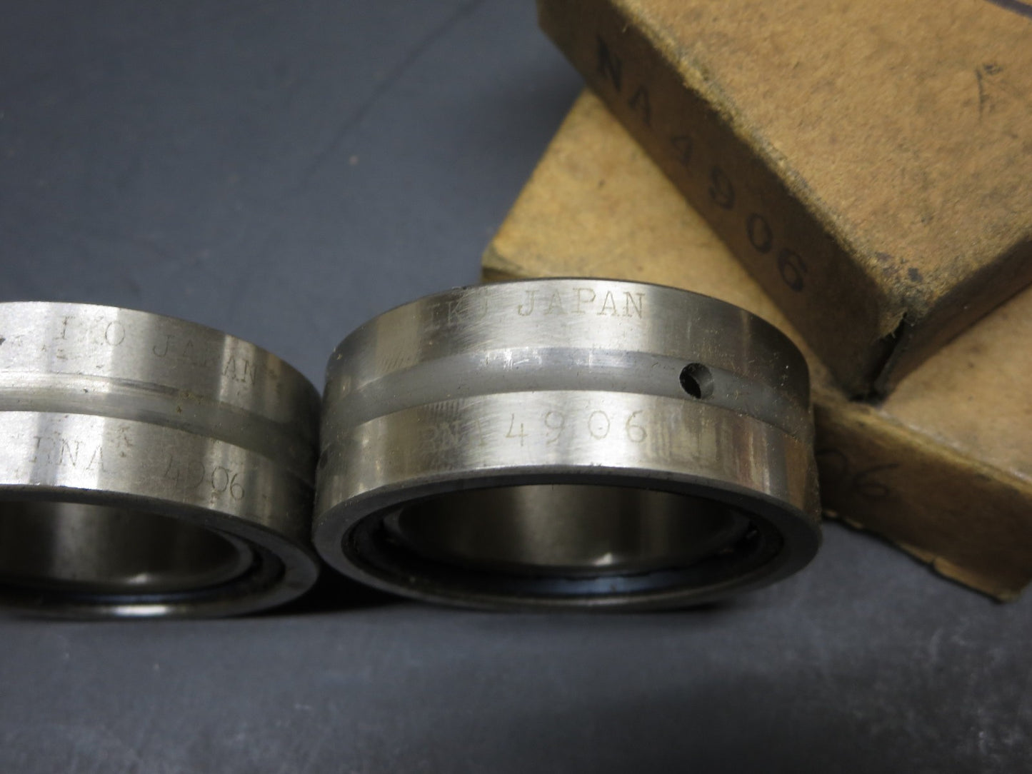 LOT of 2 pcs IKO NA4906 Machined Needle Roller Bearings - Paper MILL NOS