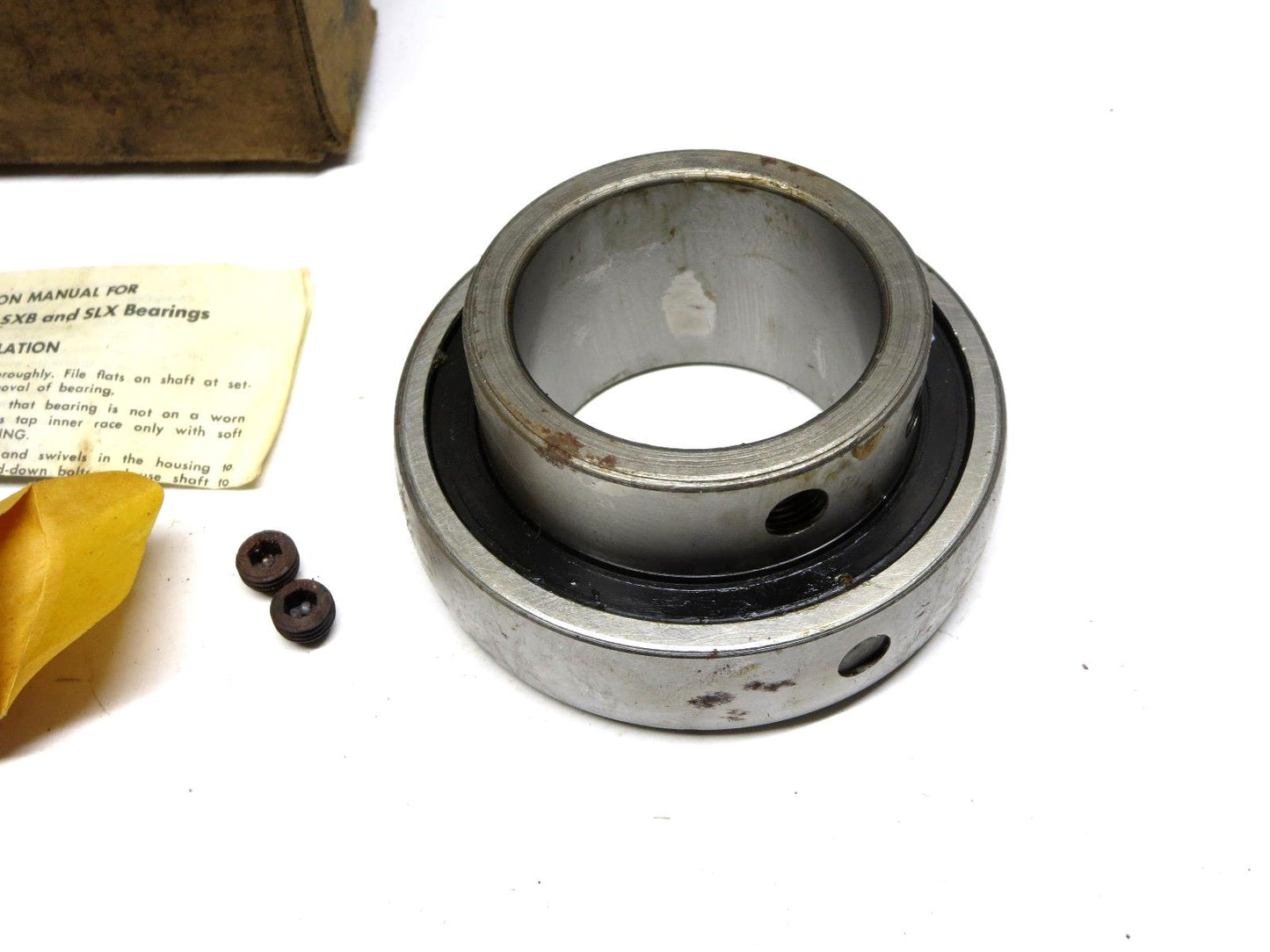 Dodge 123275 1-15/16 Shaft Ball Bearing Insert NOS w/ Box, Manual, Set Screws SC