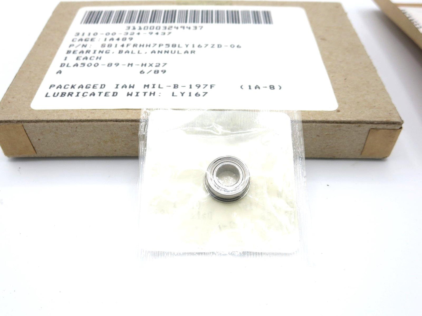Hard to Find MPB Bearing SFR188 Mini S814FRHH7 1/4 x 1/2 x 1/8" MADE IN USA
