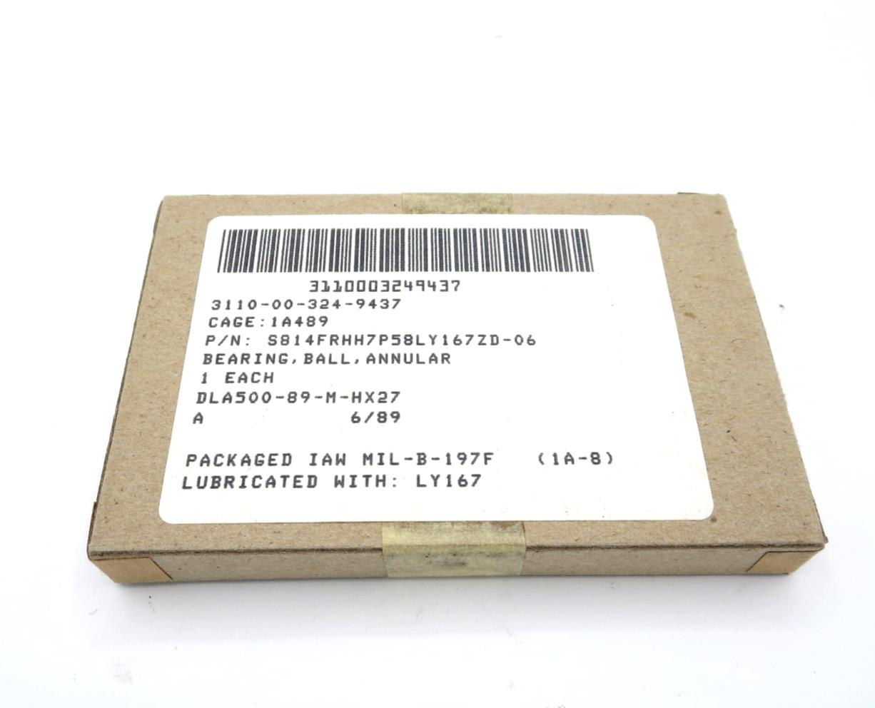 Hard to Find MPB Bearing SFR188 Mini S814FRHH7 1/4 x 1/2 x 1/8" MADE IN USA