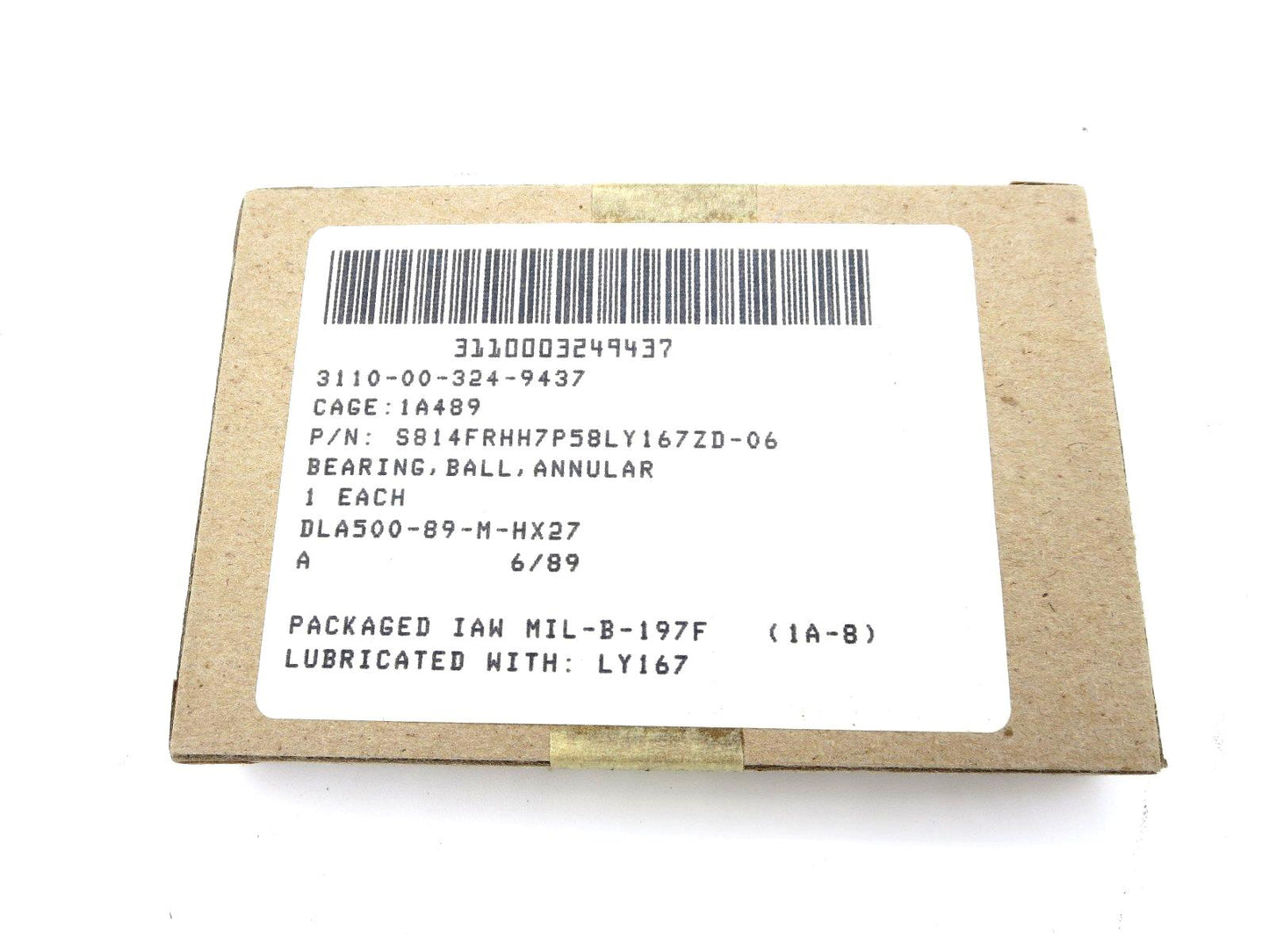 Hard to Find MPB Bearing SFR188 Mini S814FRHH7 1/4 x 1/2 x 1/8" MADE IN USA