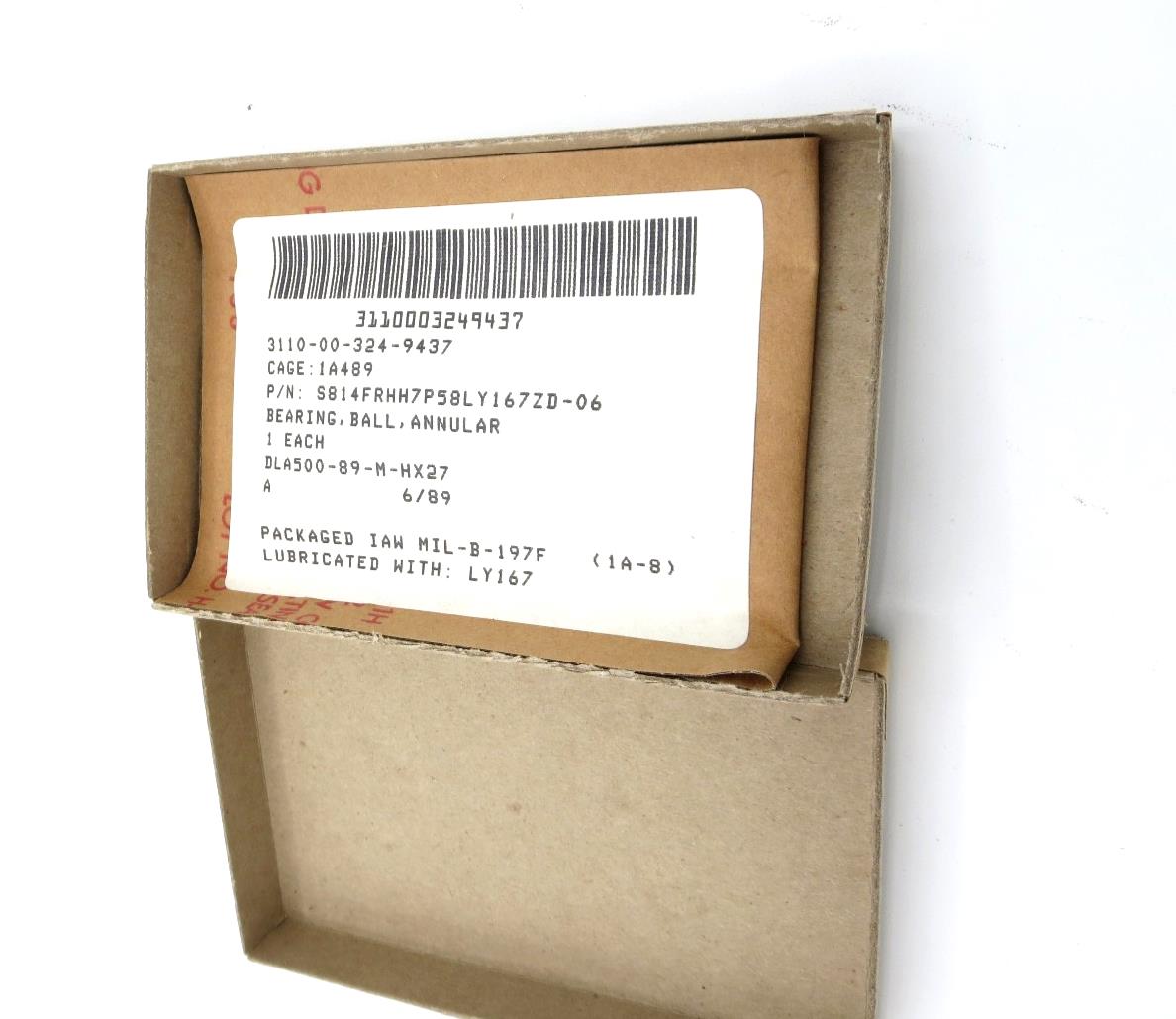 Hard to Find MPB Bearing SFR188 Mini S814FRHH7 1/4 x 1/2 x 1/8" MADE IN USA