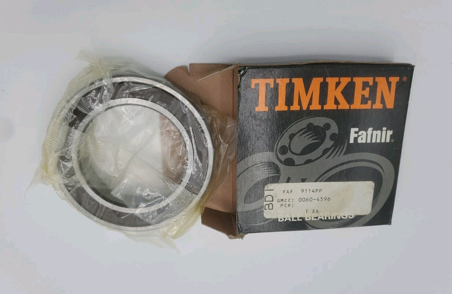 Timken Deep Groove Ball Bearing, 70mm x 110mm x 20mm 9114PP