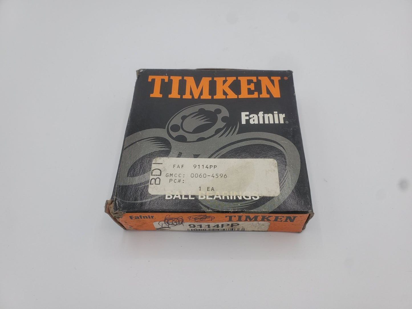 Timken Deep Groove Ball Bearing, 70mm x 110mm x 20mm 9114PP