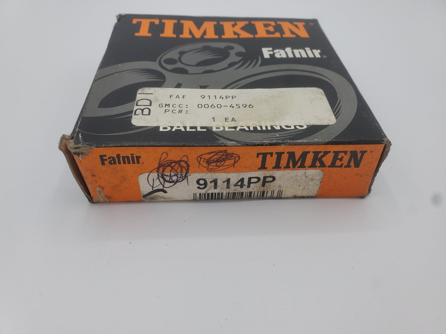Timken Deep Groove Ball Bearing, 70mm x 110mm x 20mm 9114PP
