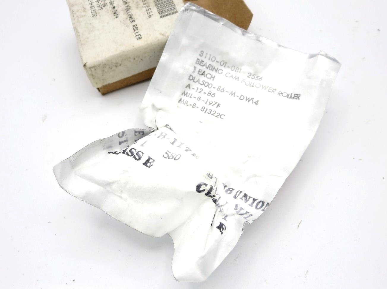 RBC / Accurate Bushing Cam Follower Roller Bearing NSN 3110-01-081-2556 Sealed