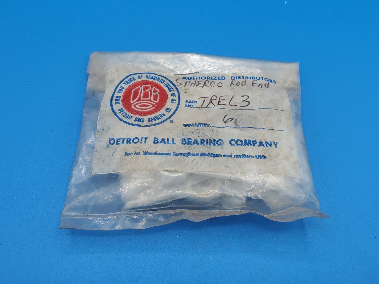 LOT Of 6 PCS SPHERCO TREL3 New Rod End Bearing TREL 3