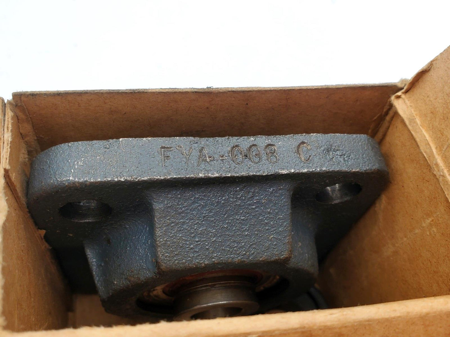 FYA008C SKF 4 Bolt Flange Bearing FYA 008 C w/ Collar & Instructions F4B 201-TF