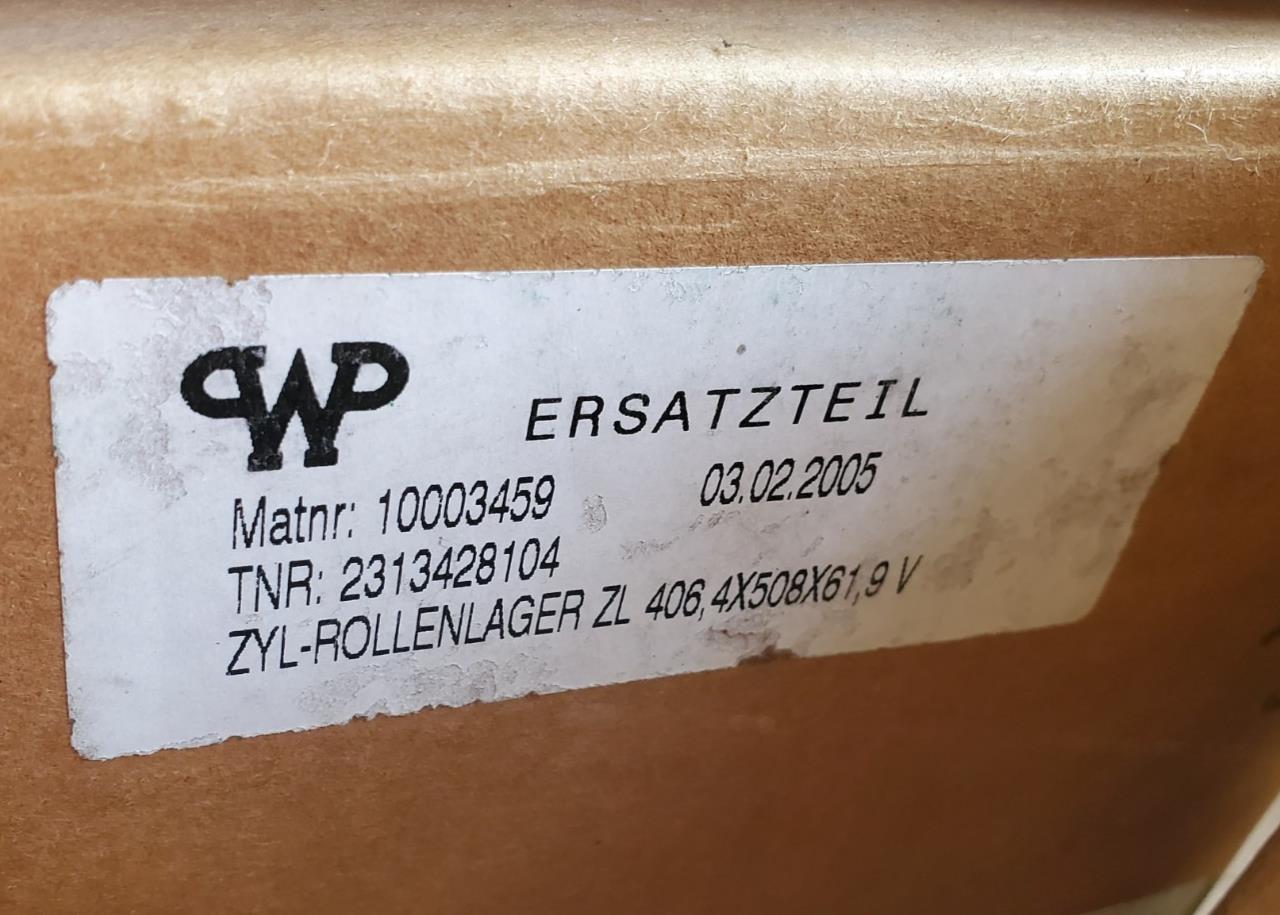 INA NJ F-82030 Cylindrical Roller Bearing – 406.4 mm ID x 508 mm OD x 61.9 mm W