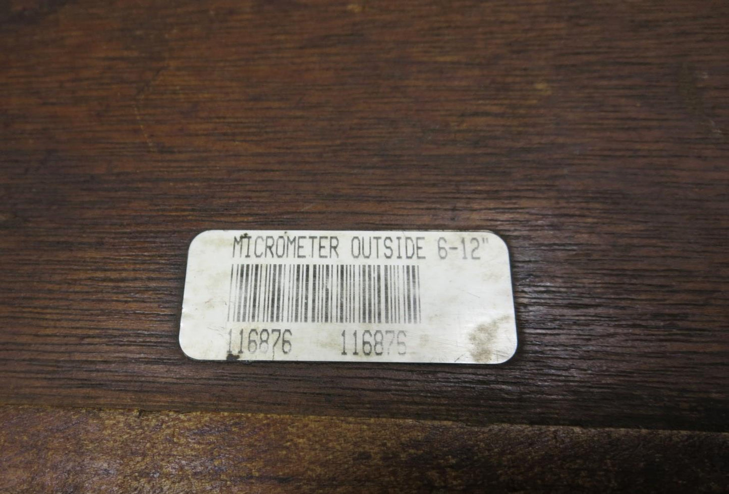 Starrett No. 224 Outside Micrometer 6 - 12 in.