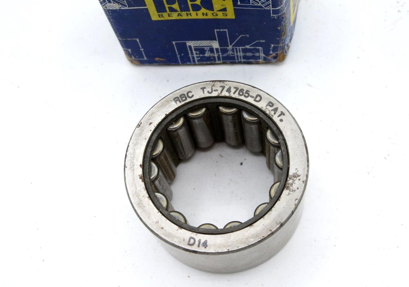 RBC TJ74765D, D14 Heavy Duty Pitchlign Tandem Roller Bearing NOS