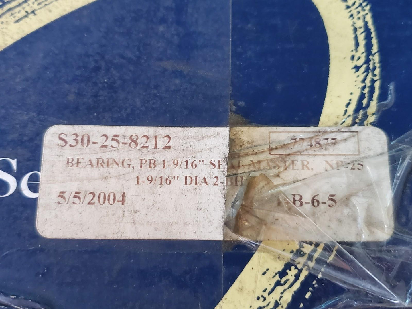 NP25 RHP Sealmaster Ball Bearing Pillow Block NOS Made in England