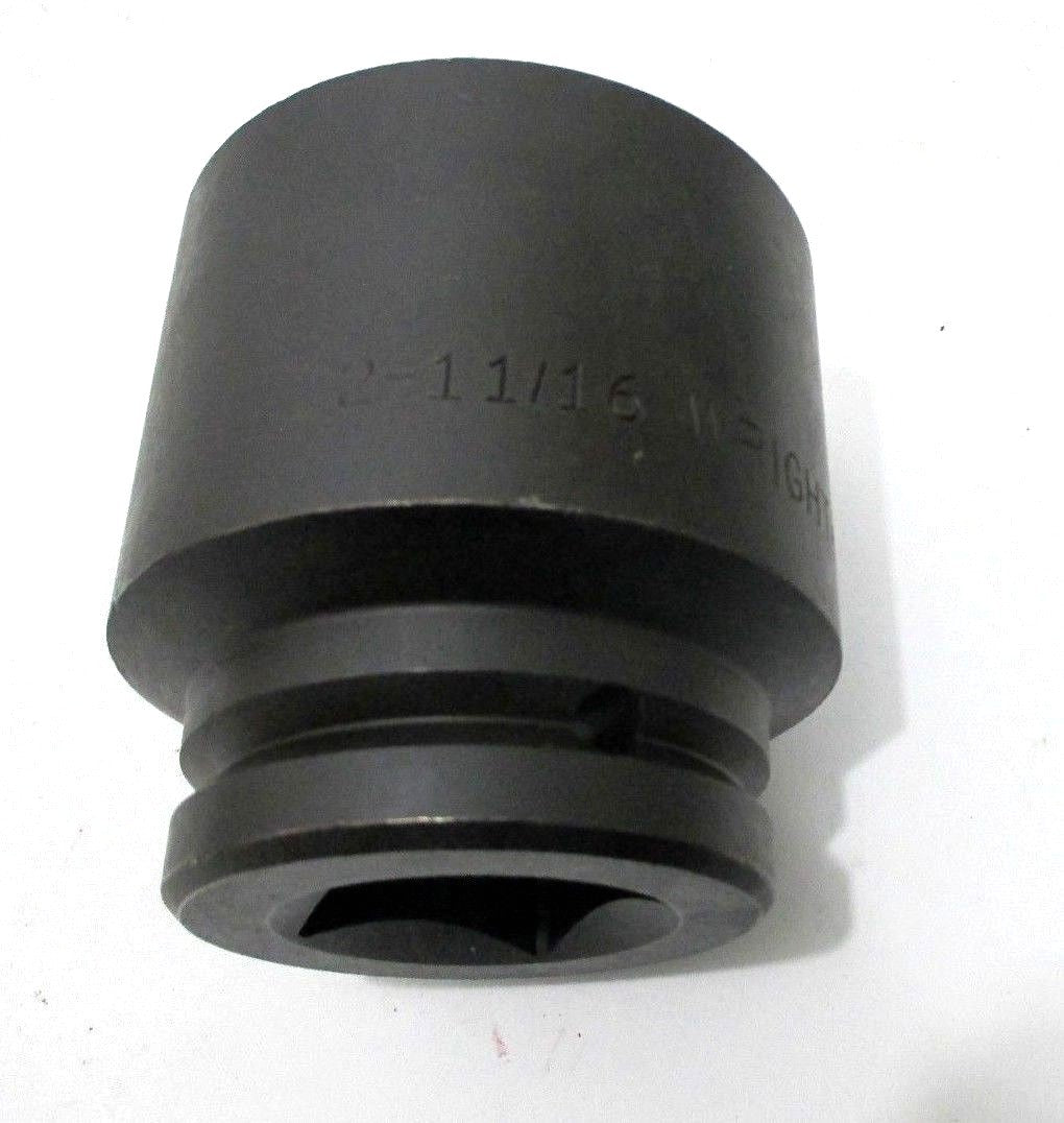 Wright Tool 84843 2-11/16" Impact Socket 1-1/2" Drive 6 Point 2-11/16 in USA