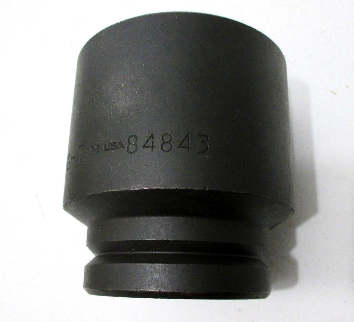 Wright Tool 84843 2-11/16" Impact Socket 1-1/2" Drive 6 Point 2-11/16 in USA