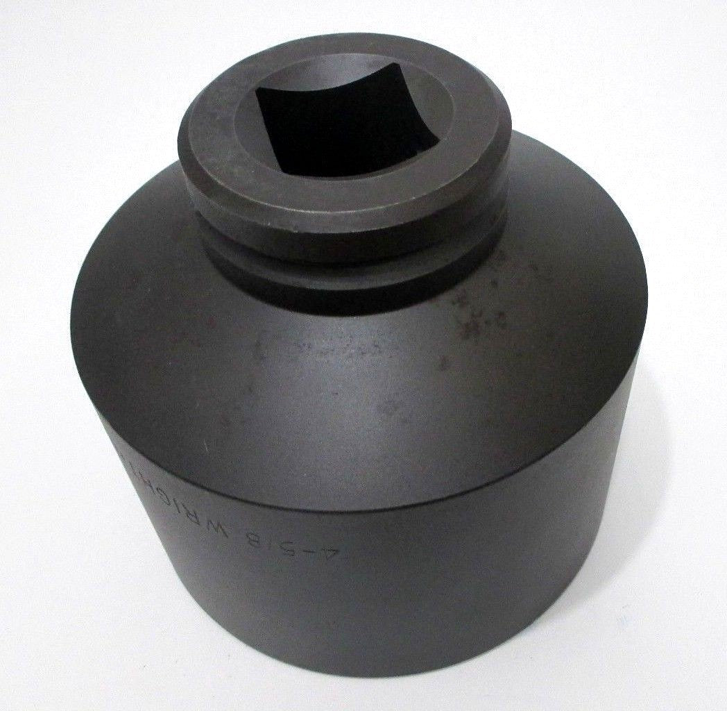 Wright Tool 84874 4-5/8" Impact Socket 1-1/2" Drive 6-Point 4-5/8 in Made in USA
