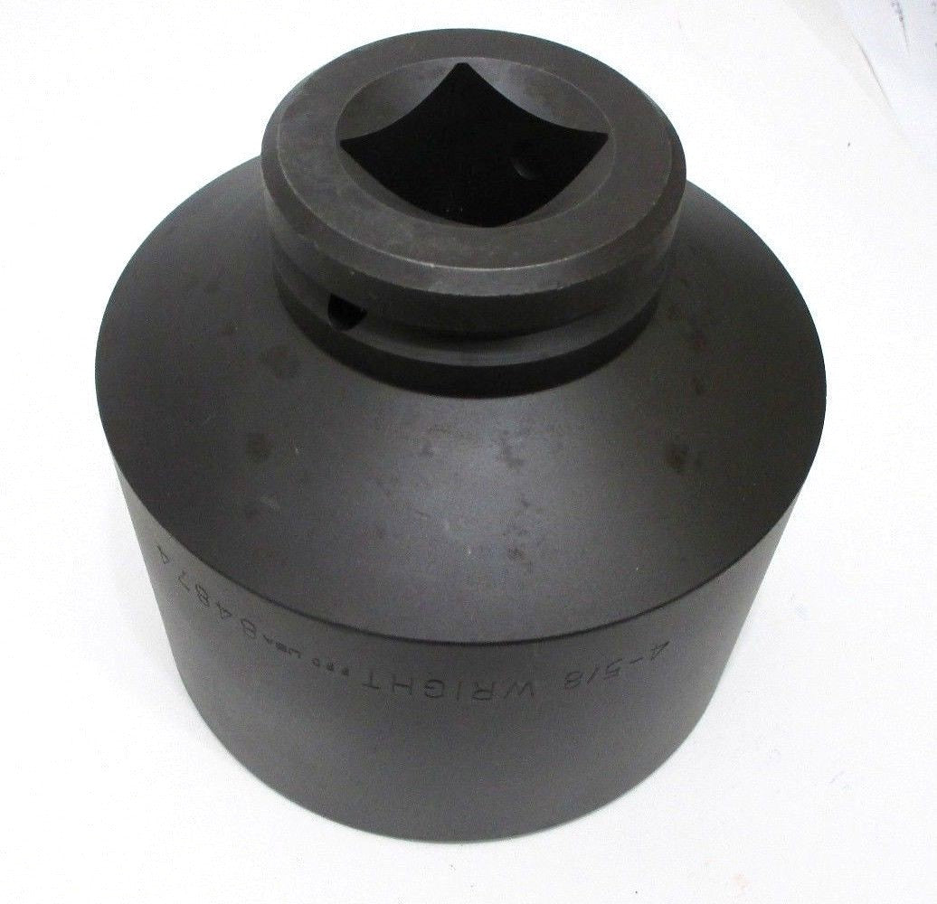 Wright Tool 84874 4-5/8" Impact Socket 1-1/2" Drive 6-Point 4-5/8 in Made in USA