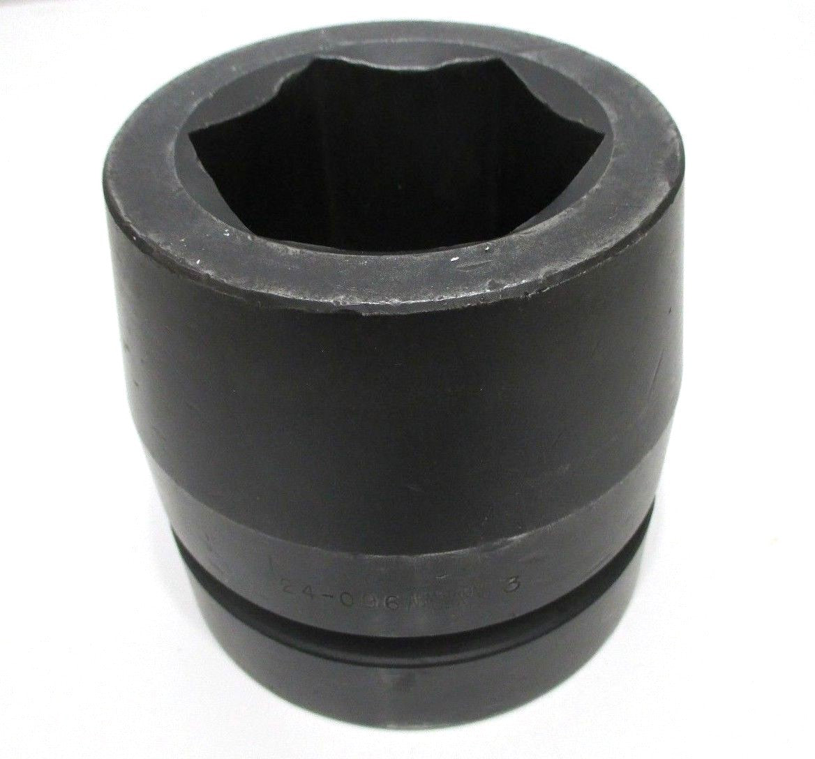 Armstrong 24-096 3" Impact Socket 2-1/2 Drive 6 Point 3 in Made in USA