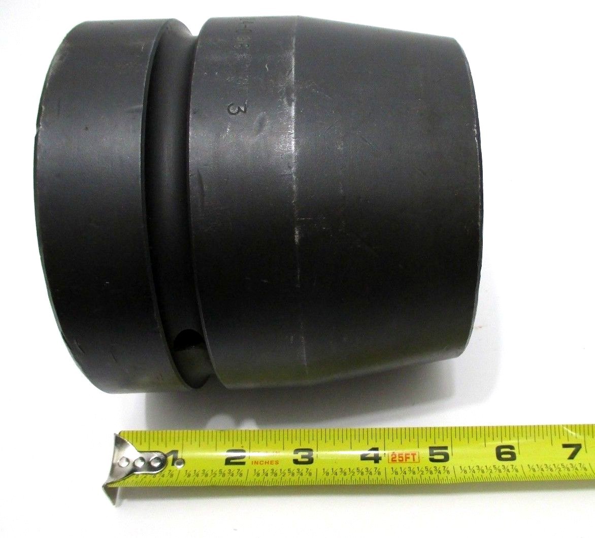 Armstrong 24-096 3" Impact Socket 2-1/2 Drive 6 Point 3 in Made in USA