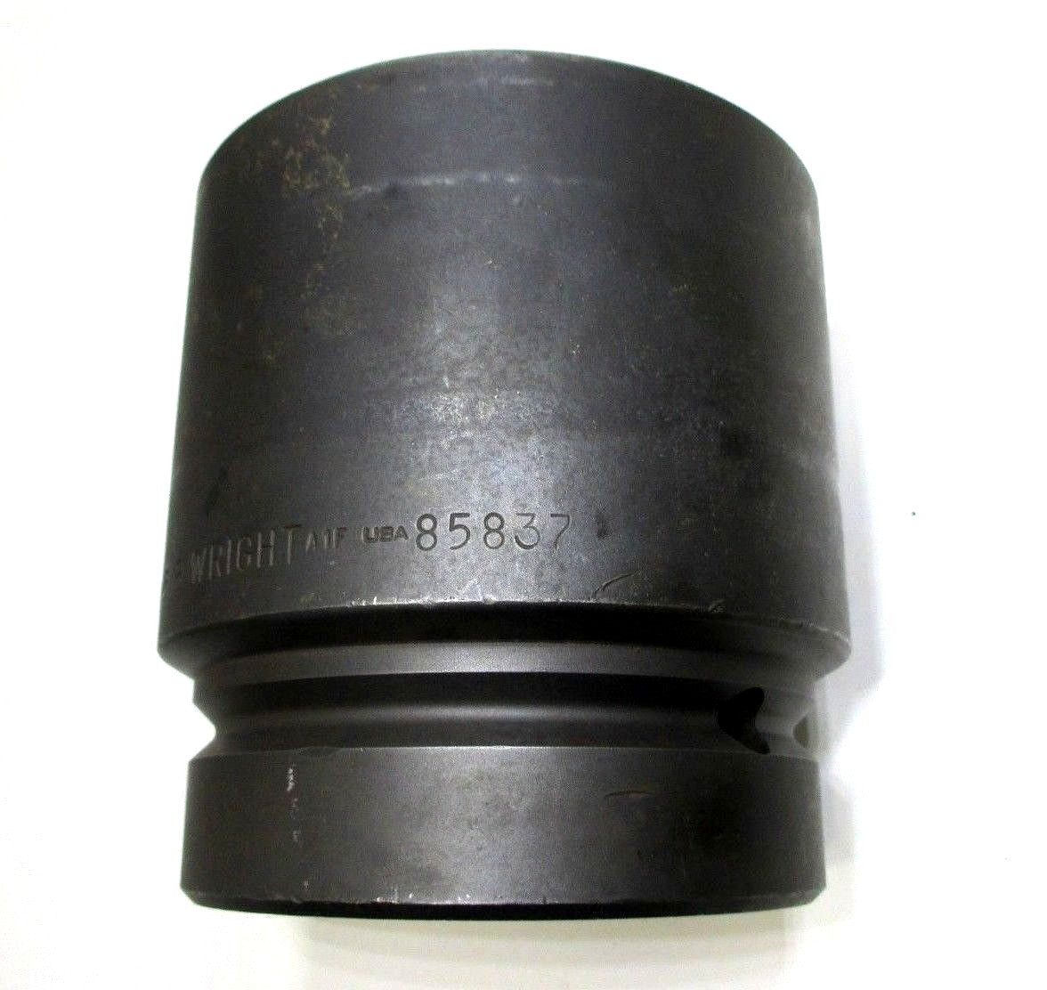 Wright Tool 85837 4-5/8" Impact Socket 2-1/2" Drive 6 Point 4-5/8 Excellent USA