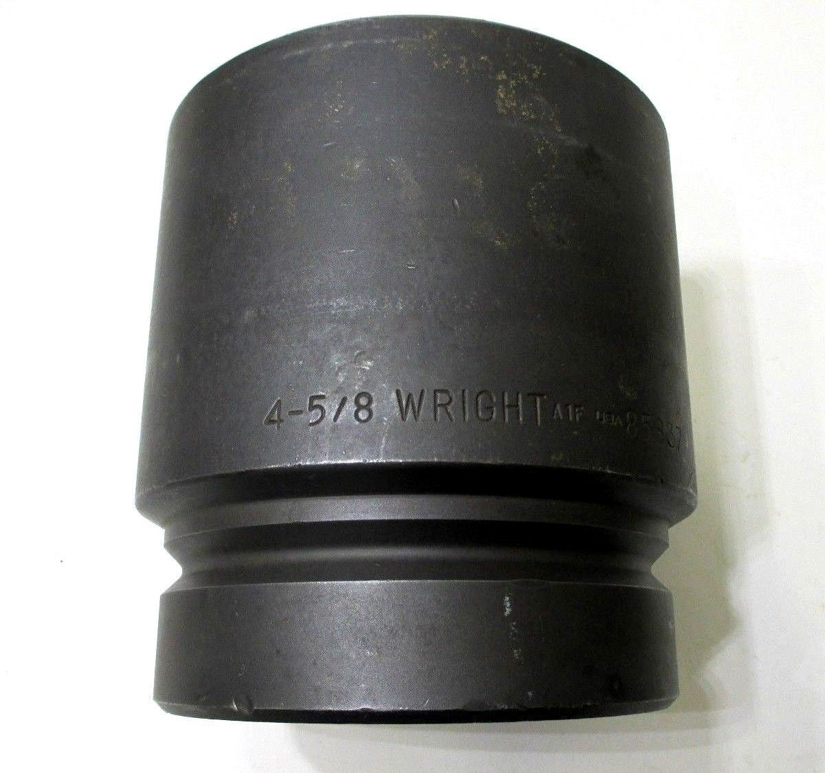 Wright Tool 85837 4-5/8" Impact Socket 2-1/2" Drive 6 Point 4-5/8 Excellent USA