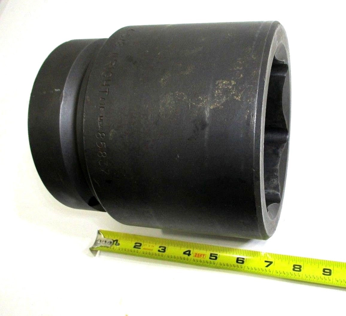 Wright Tool 85837 4-5/8" Impact Socket 2-1/2" Drive 6 Point 4-5/8 Excellent USA