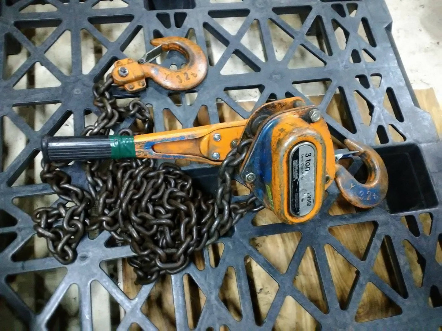 Ingersoll Rand LV600 3-Ton Lever Chain Hoist 20 FT Lift Classic LV-600-20