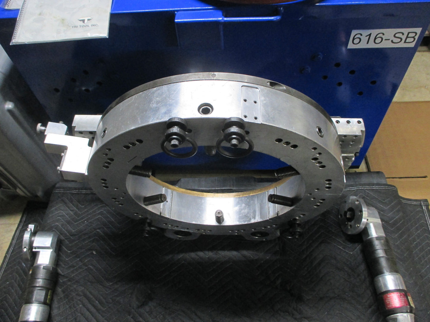 Tri-Tool 616SB OD Mount Clamshell Lathe 12 - 16" Pipe Dual Motor Split Frame USA