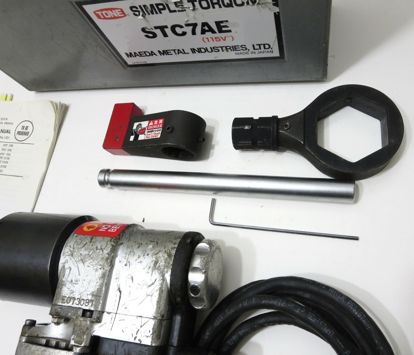 2015 TONE STC7AE Torque Control Wrench Electric 260 – 520 Ft LBS Torque Tested