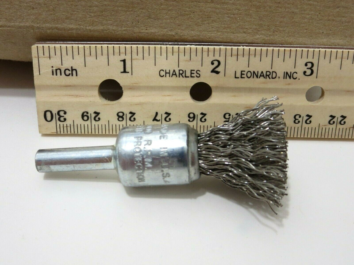 WEILER 10015 1/2 in. Crimped Wire End Brush Stainless Steel .014 SS 10-Pack USA