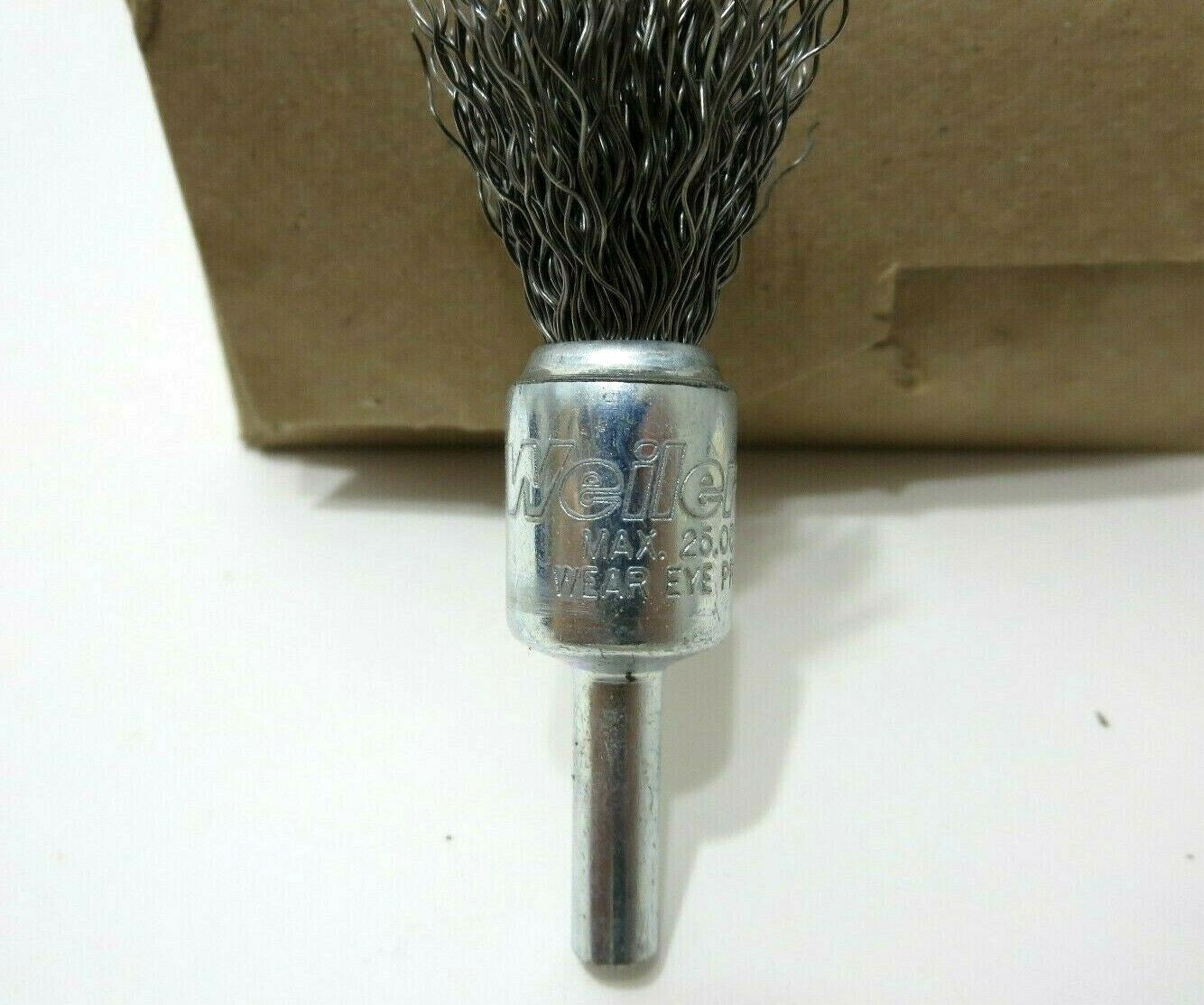 WEILER 10003 1/2 in. Crimped Wire End Brush Steel .014 10-Pack 25,000 RPM USA