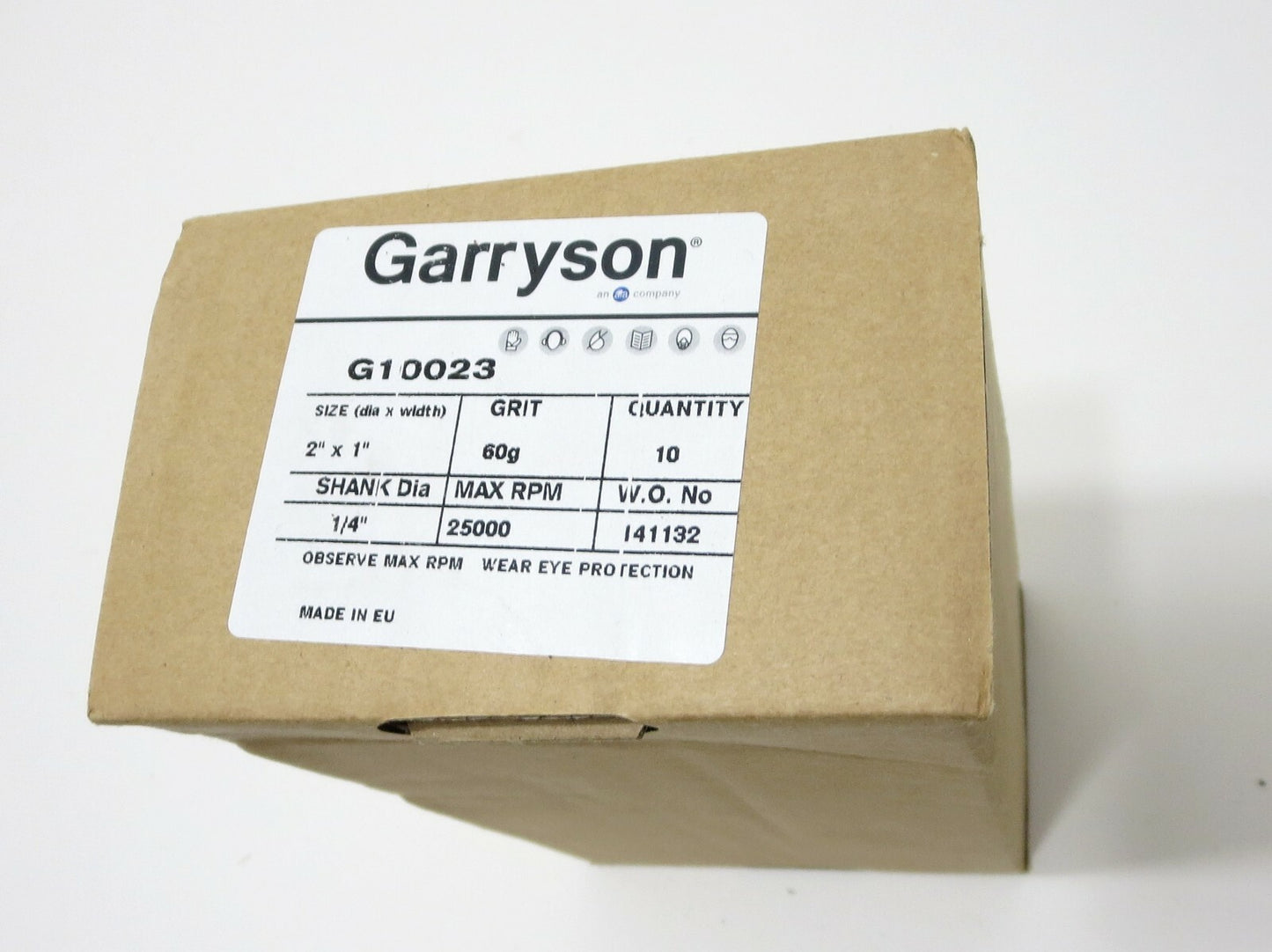 Garryson G10023 2 x 1 in Premium Flap Wheel 60 Grit BOX of 10 Premium MADE IN NL