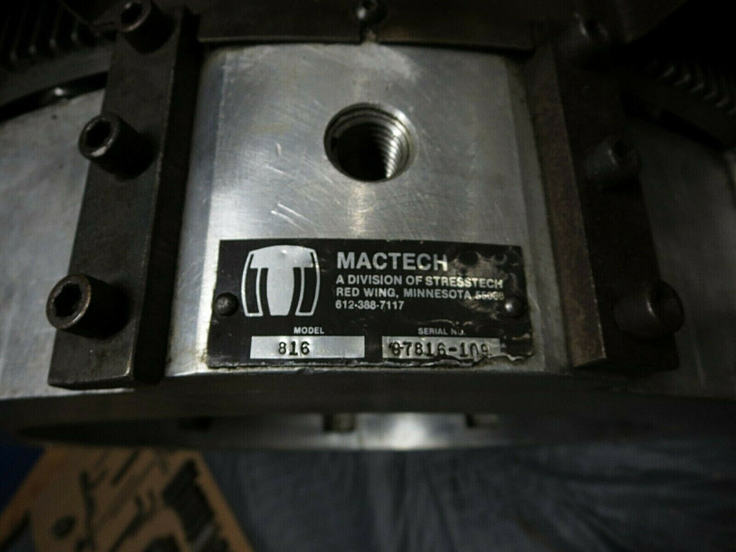 MACTECH 816 Clamshell Pipe Lathe Split Frame MACTECH 816US / USS with Air Motor