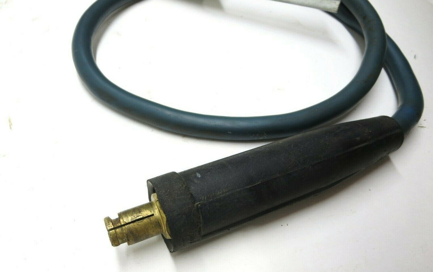 300 Amp 4 ft 2/0 Techniweld Welding Ground Cable Assebly w Connector & Clamp USA