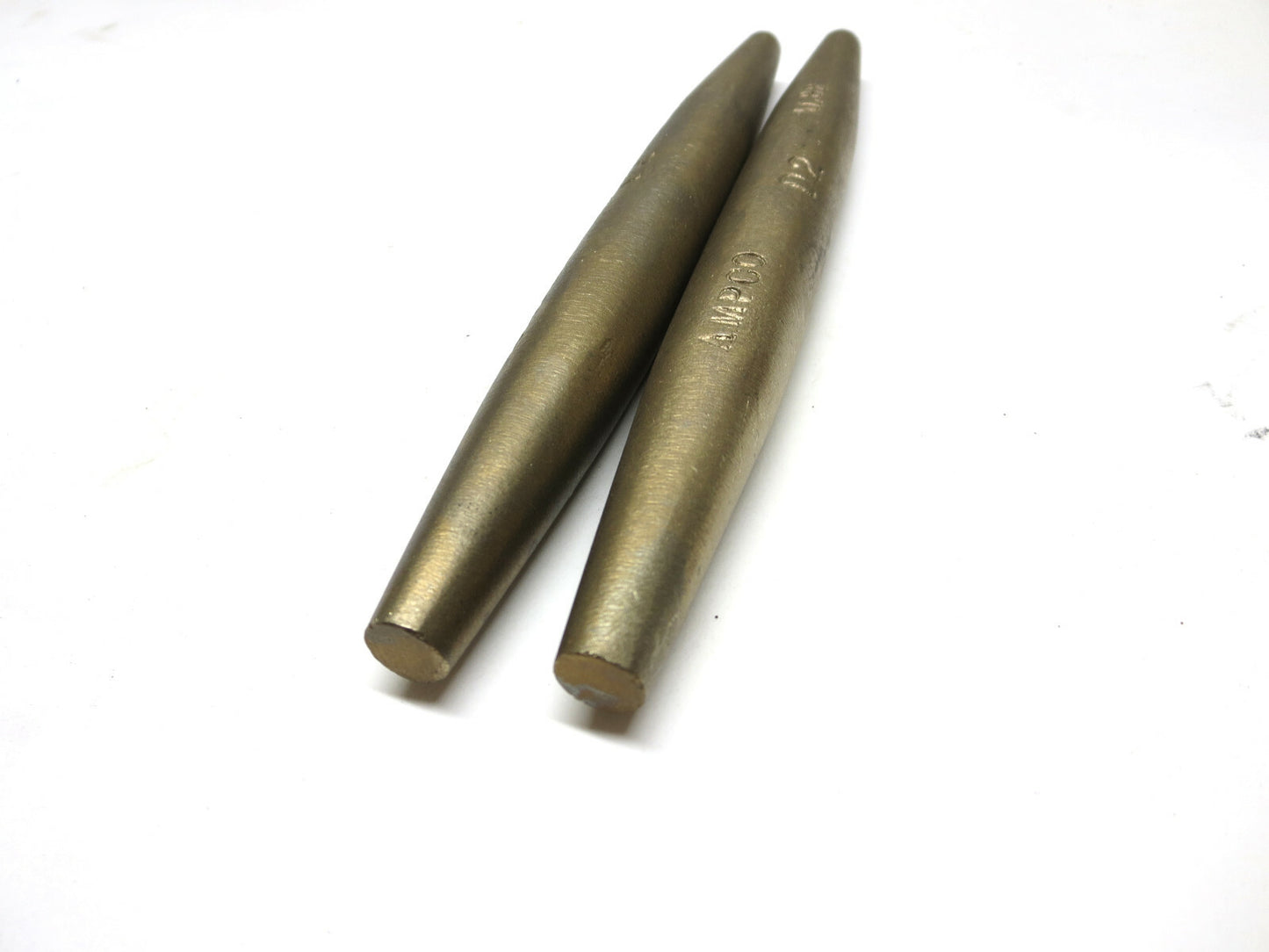 LOT OF (2) Ampco D-2 Drift Pins Barrel Type 5/16 X 8 Nonsparking Made in USA