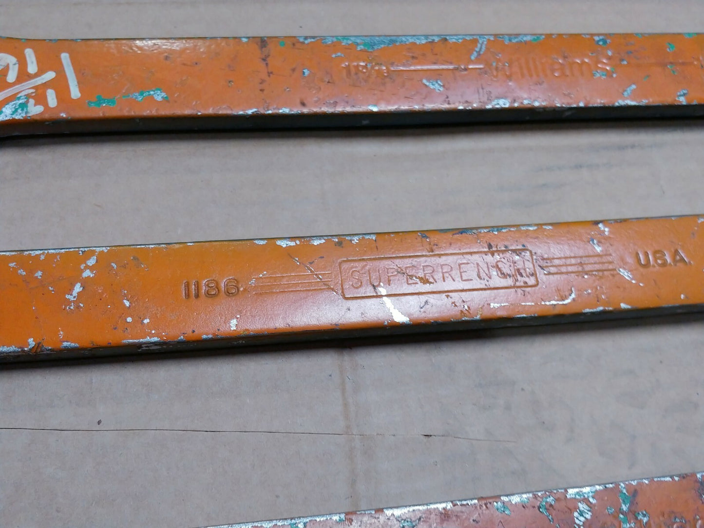 1 ea. Williams #1186 1-13/16 Combination Wrench SUPERRENCH Made in USA