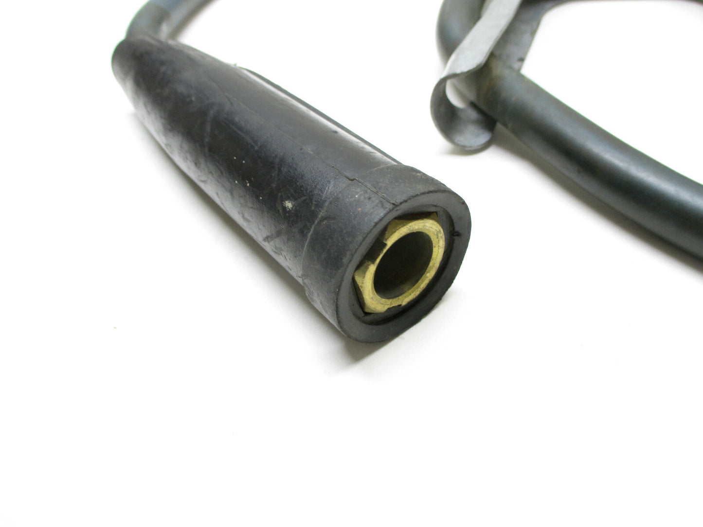Techniweld Welding Ground Cable 300 Amp 4 ft 2/0 Assebly F Connector & Clamp USA