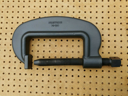 1 EA. Armstrong 8-1/4 in. Heavy Duty Pattern Full Screw C-Clamp 78-081 / 78-080