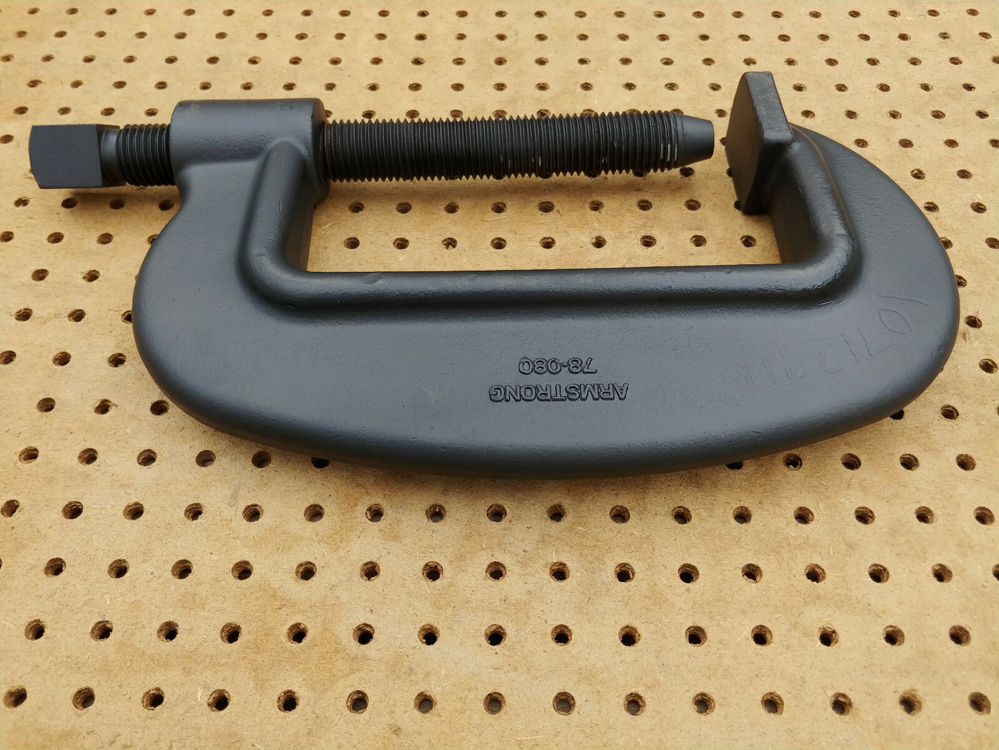 1 EA. Armstrong 8-1/4 in. Heavy Duty Pattern Full Screw C-Clamp 78-081 / 78-080