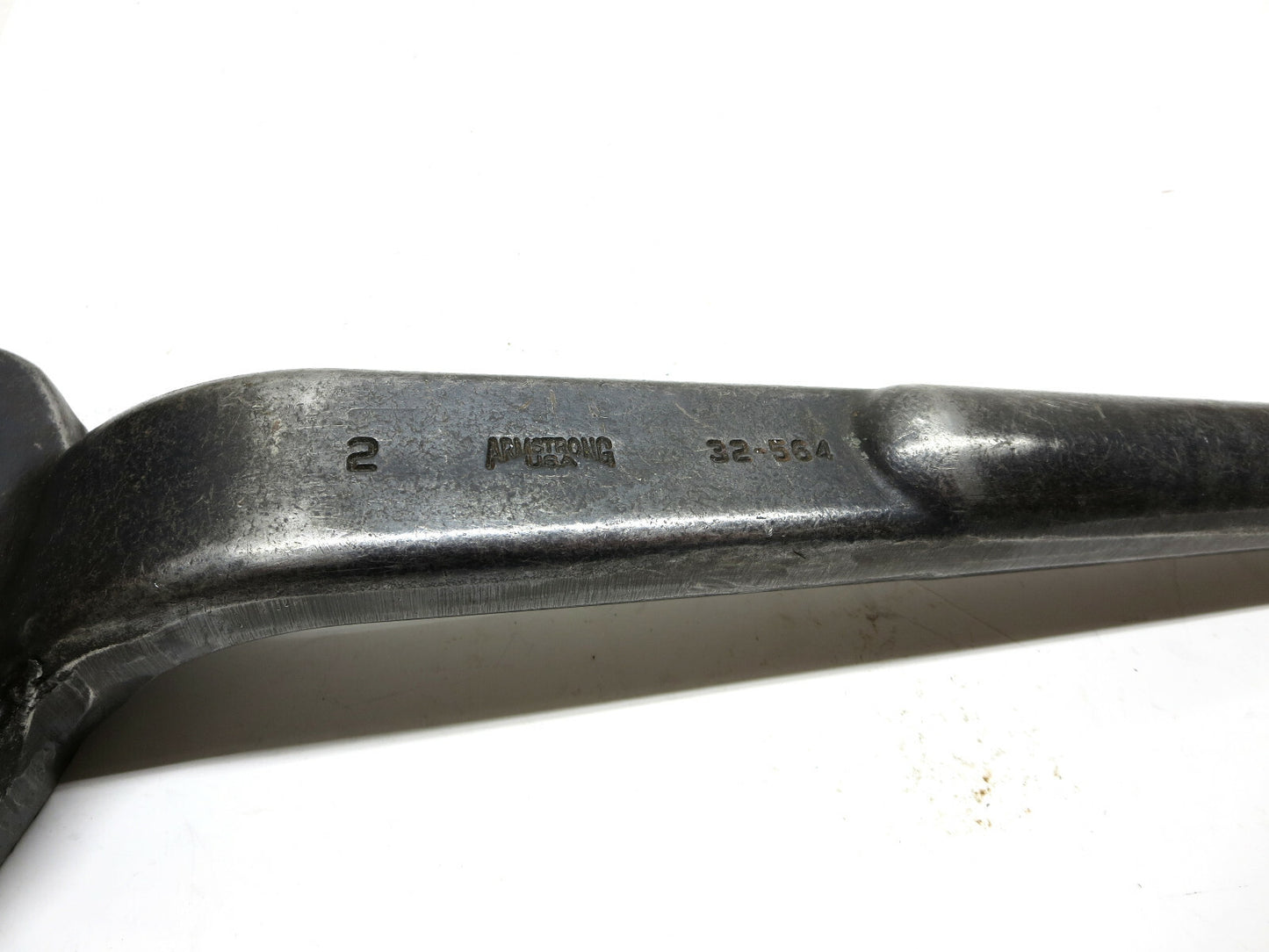 Armstrong 2 in. Spud Wrench 32-564 Ironworker Drop Forged Offset Made in USA