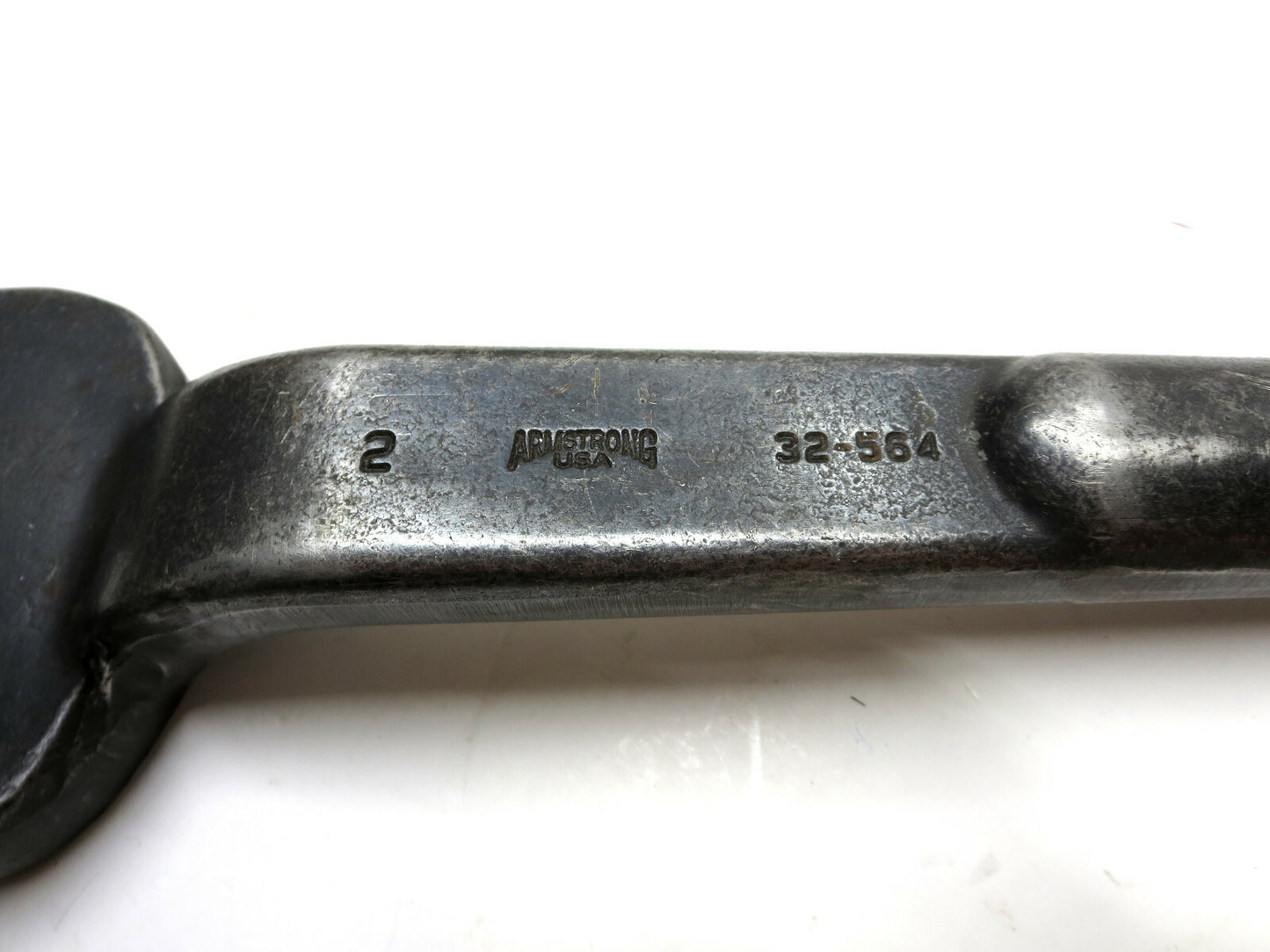 Armstrong 2 in. Spud Wrench 32-564 Ironworker Drop Forged Offset Made in USA