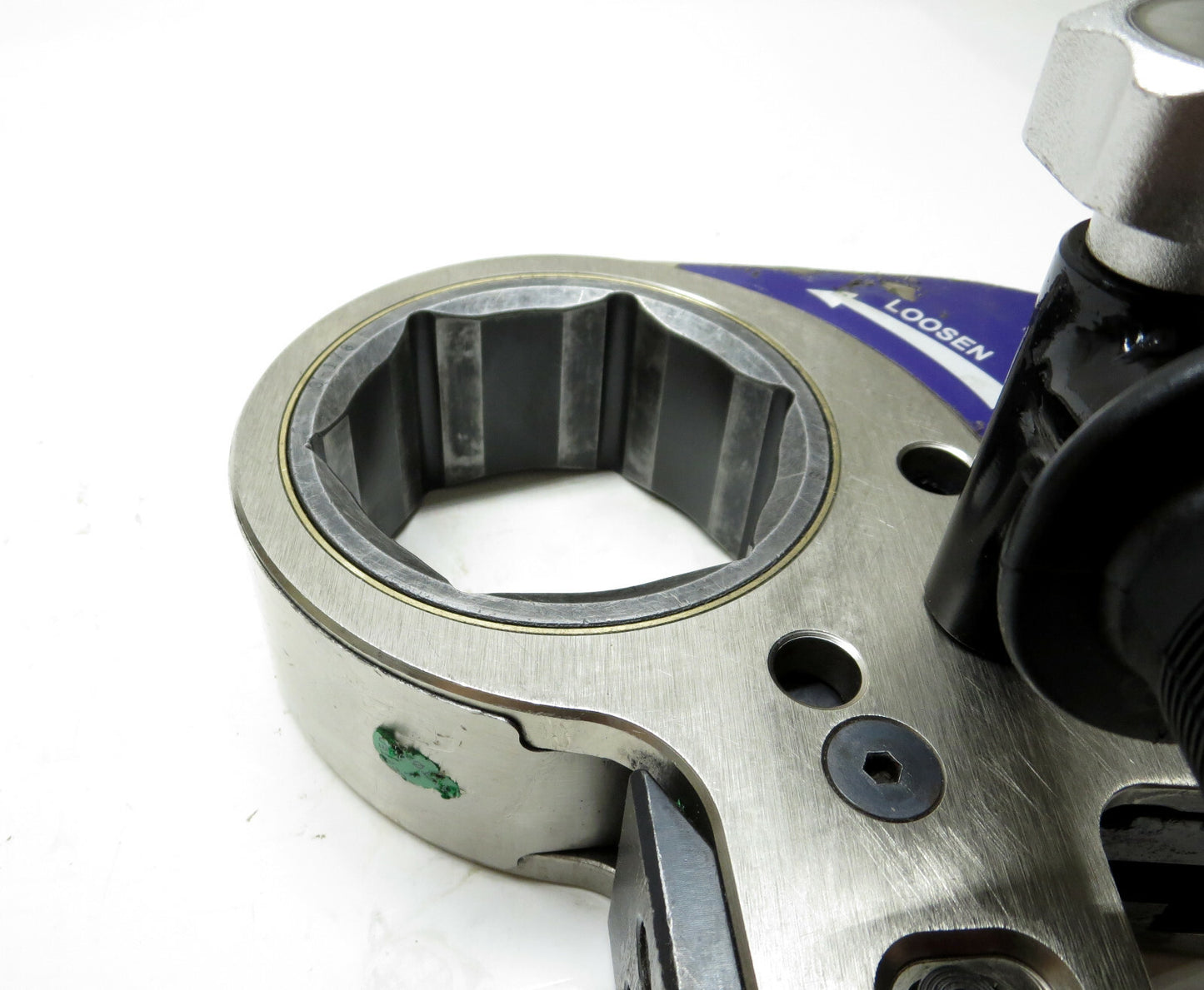 Hytorc 3-1/8 in. Stealth-8 Hydraulic Torque Wrench Hex Link #7 w/ New Handle