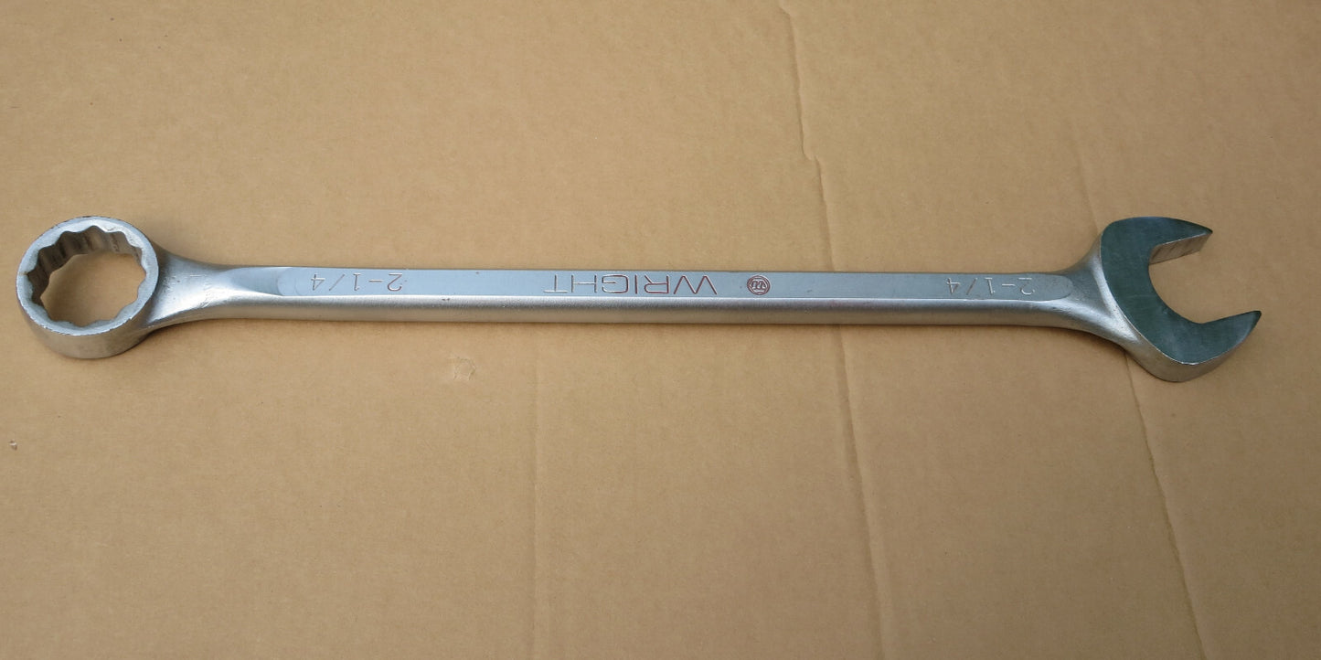 Wright Tool 1172 2-1/4 in. Combination Wrench 12-Point Excellent Condition