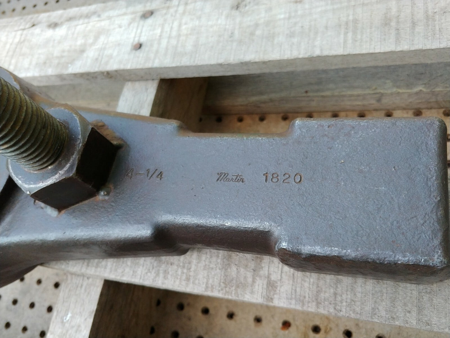 Martin 1820 4-1/4 in. Striking Wrench Straight Handle MADE IN USA
