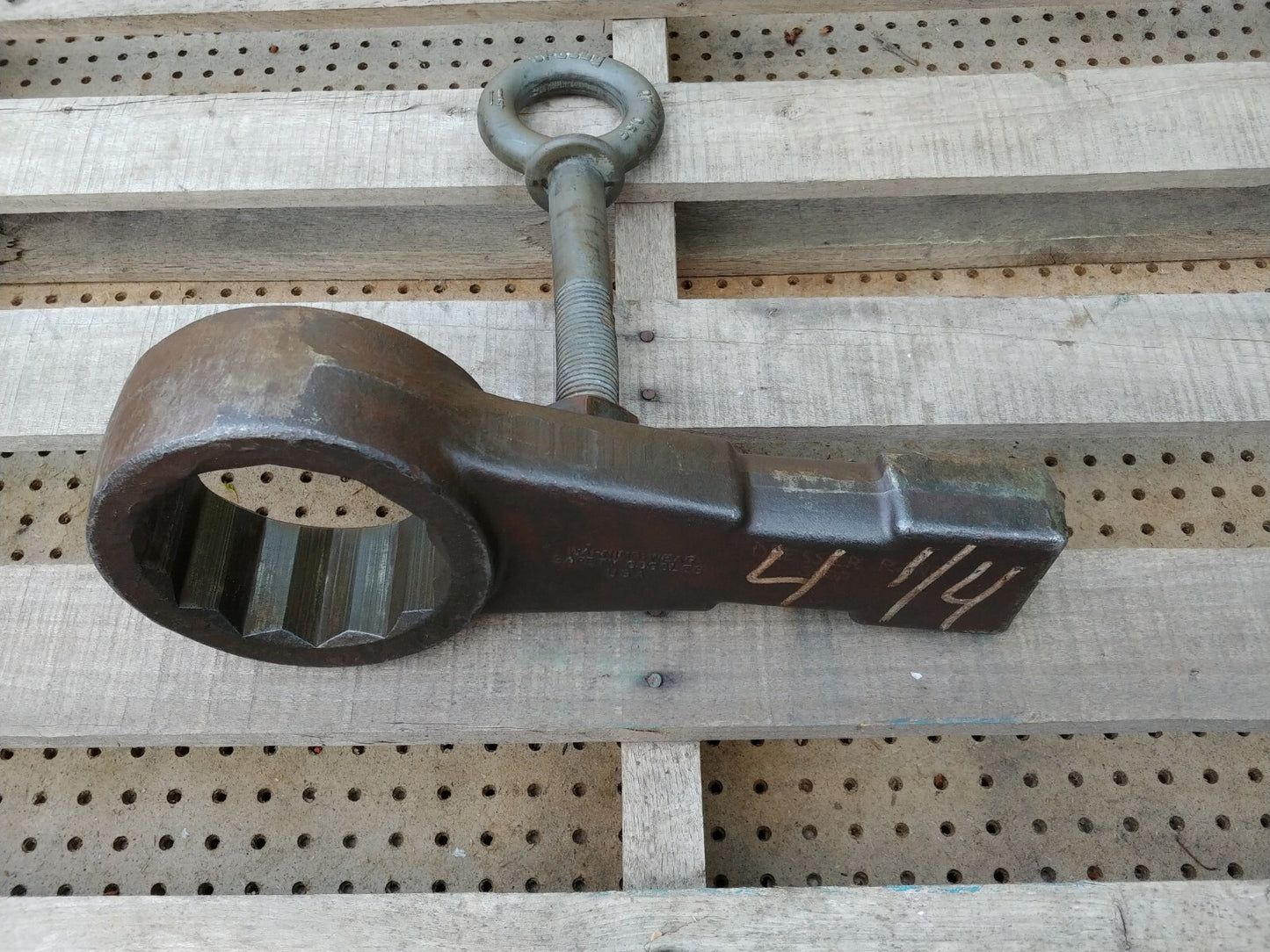 Martin 1820 4-1/4 in. Striking Wrench Straight Handle MADE IN USA
