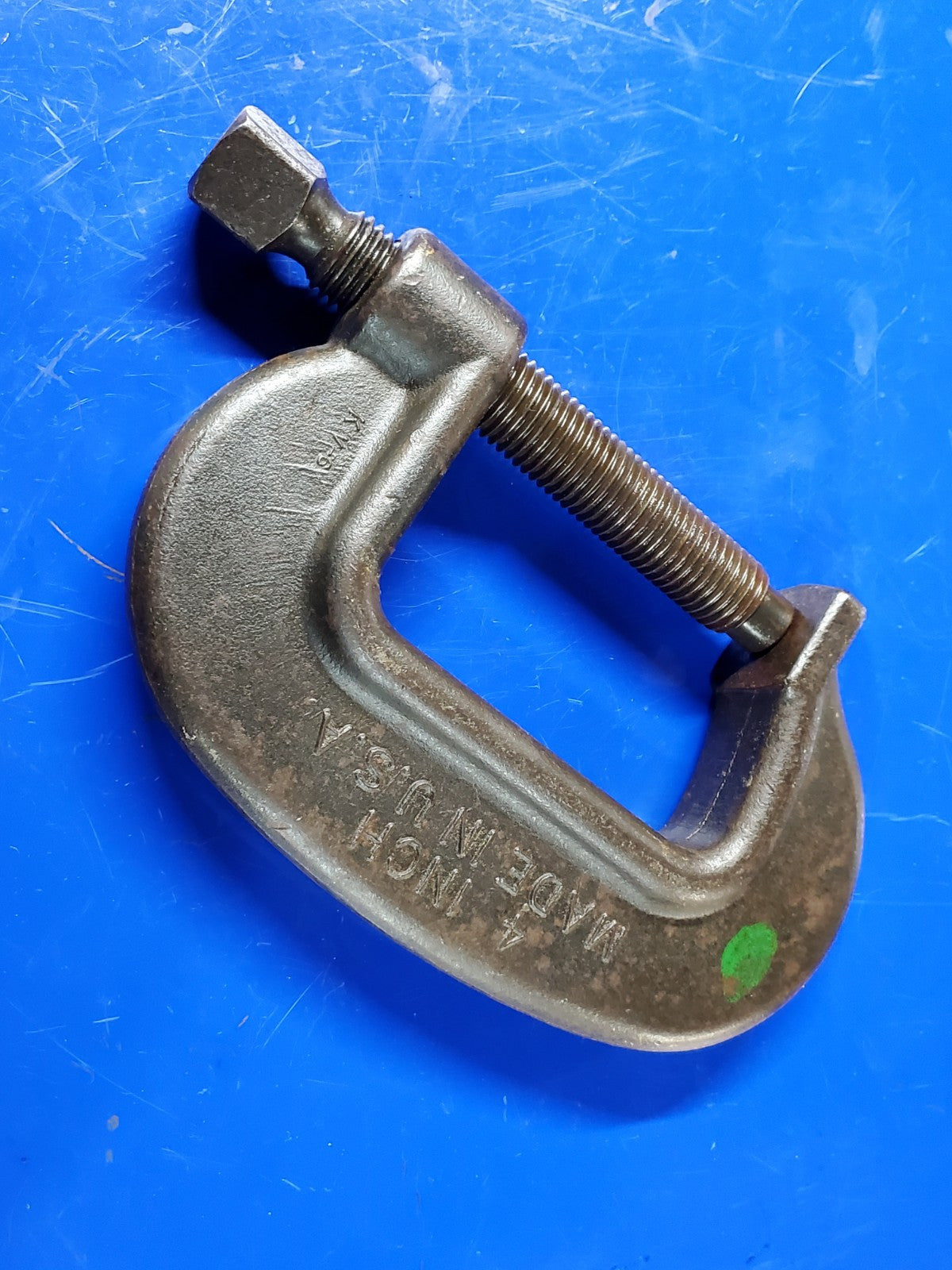 1 EA Wright 90104H Extra Heavy Service Forged C-Clamp 4 in w/ Full Screw USA