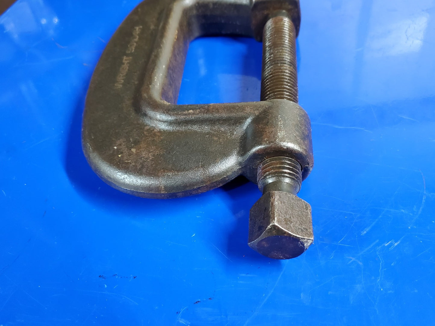 1 EA Wright 90104H Extra Heavy Service Forged C-Clamp 4 in w/ Full Screw USA