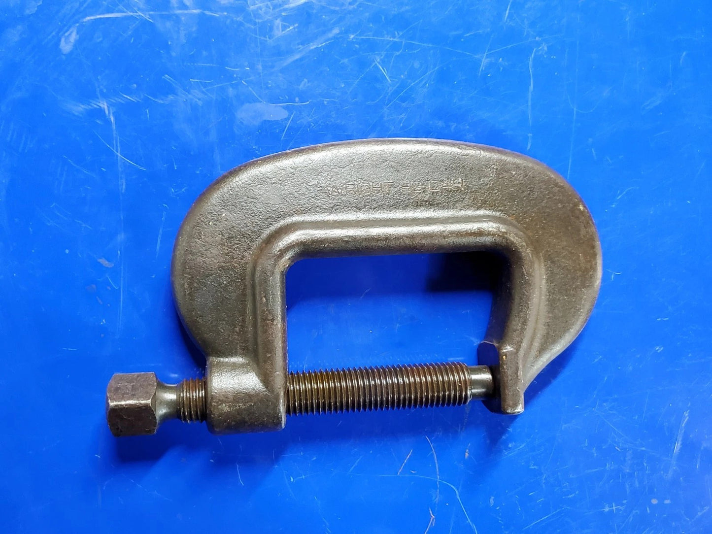 1 EA Wright 90104H Extra Heavy Service Forged C-Clamp 4 in w/ Full Screw USA